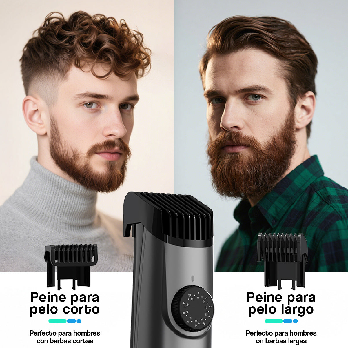 Afeitadora Corporal con Aspirador Recargable