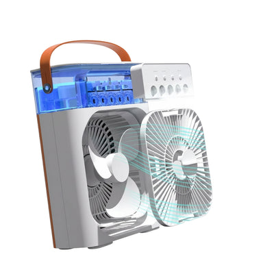 Mini Ventilador Portátil con Humidificador 2 en 1