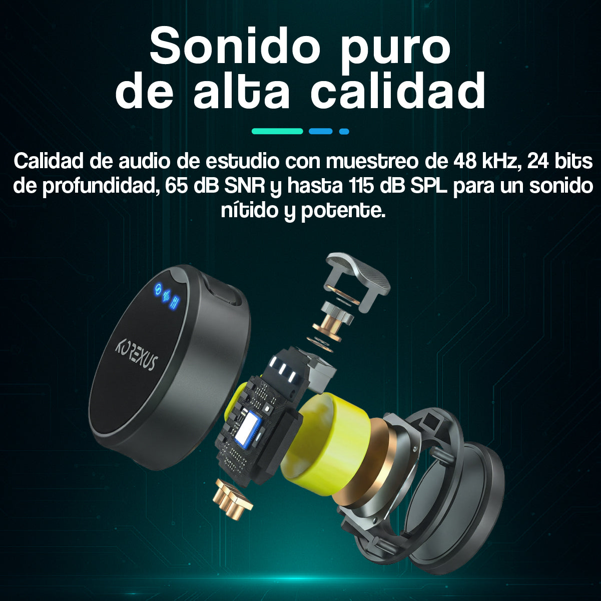 Kit Dual de Micrófonos Inalámbricos para Celular y Cámara