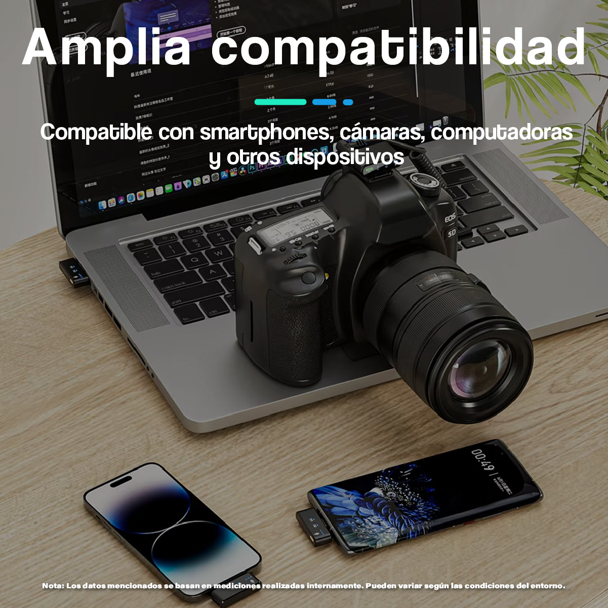 Kit Dual de Micrófonos Inalámbricos para Celular y Cámara