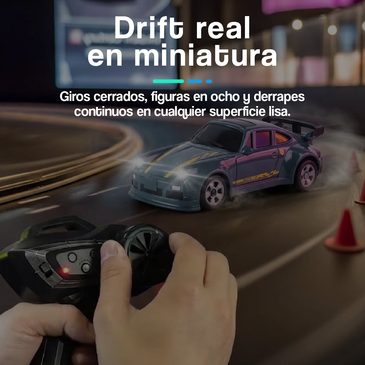 Auto RC de Drift Escala 1:64