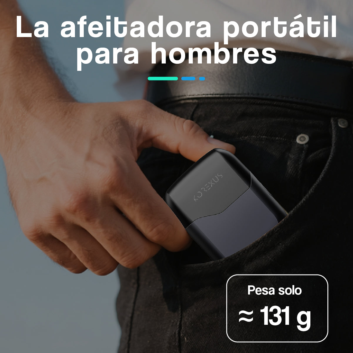 Mini Afeitadora Eléctrica Recargable Portátil