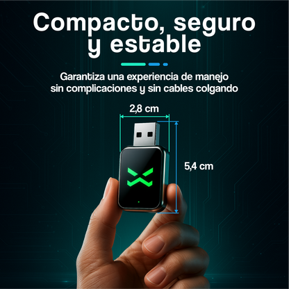 Adaptador Inalámbrico CarPlay y Android Auto Premium Pro