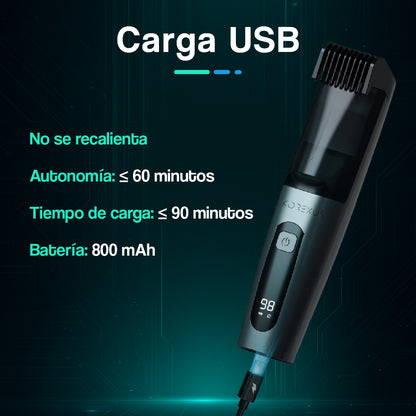 Afeitadora Corporal con Aspirador Recargable