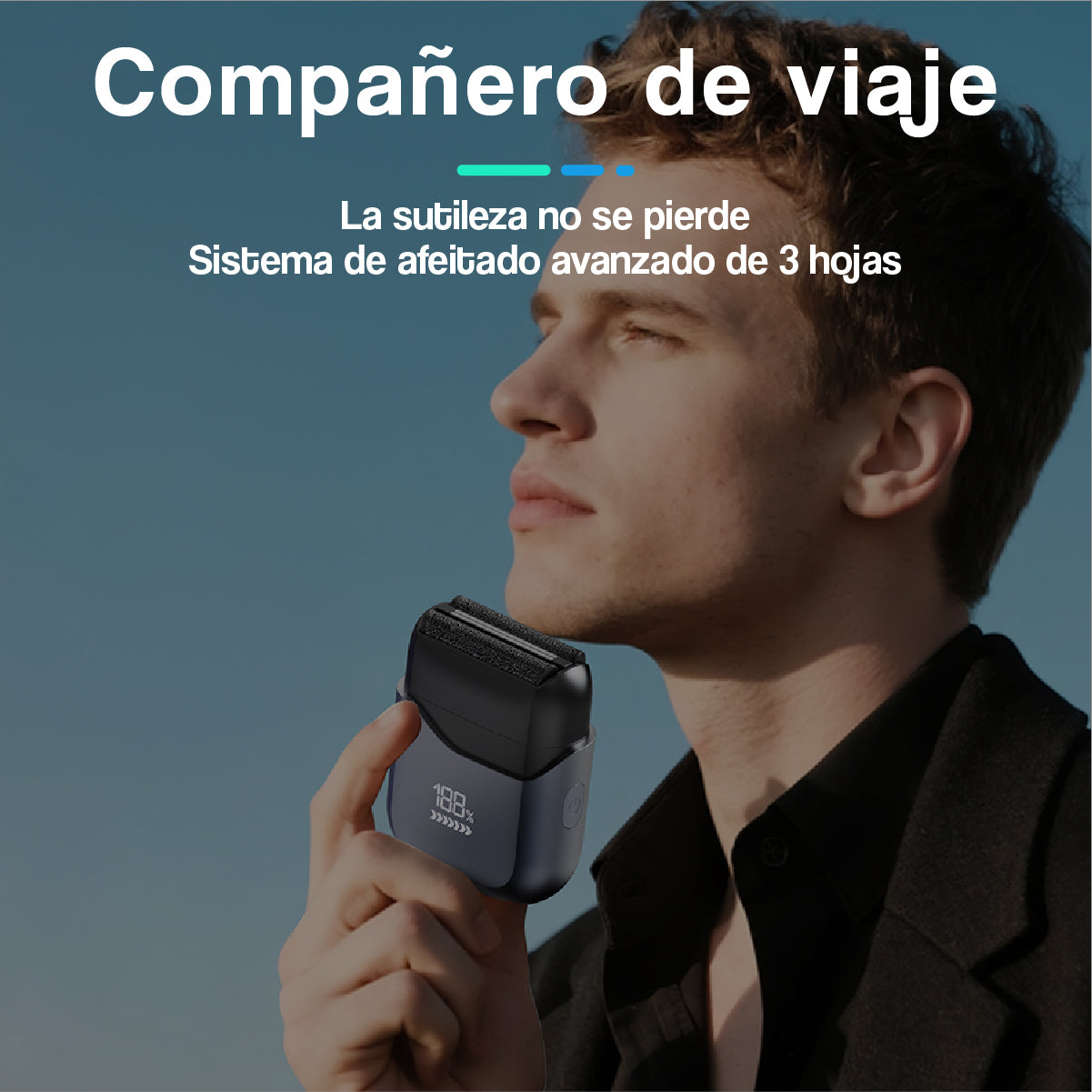 Mini Afeitadora Eléctrica Recargable Portátil