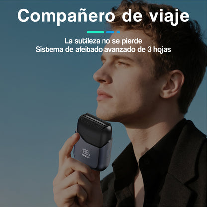 Mini Afeitadora Eléctrica Recargable Portátil