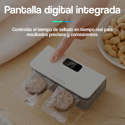 Selladora de Bolsas Portátil Recargable