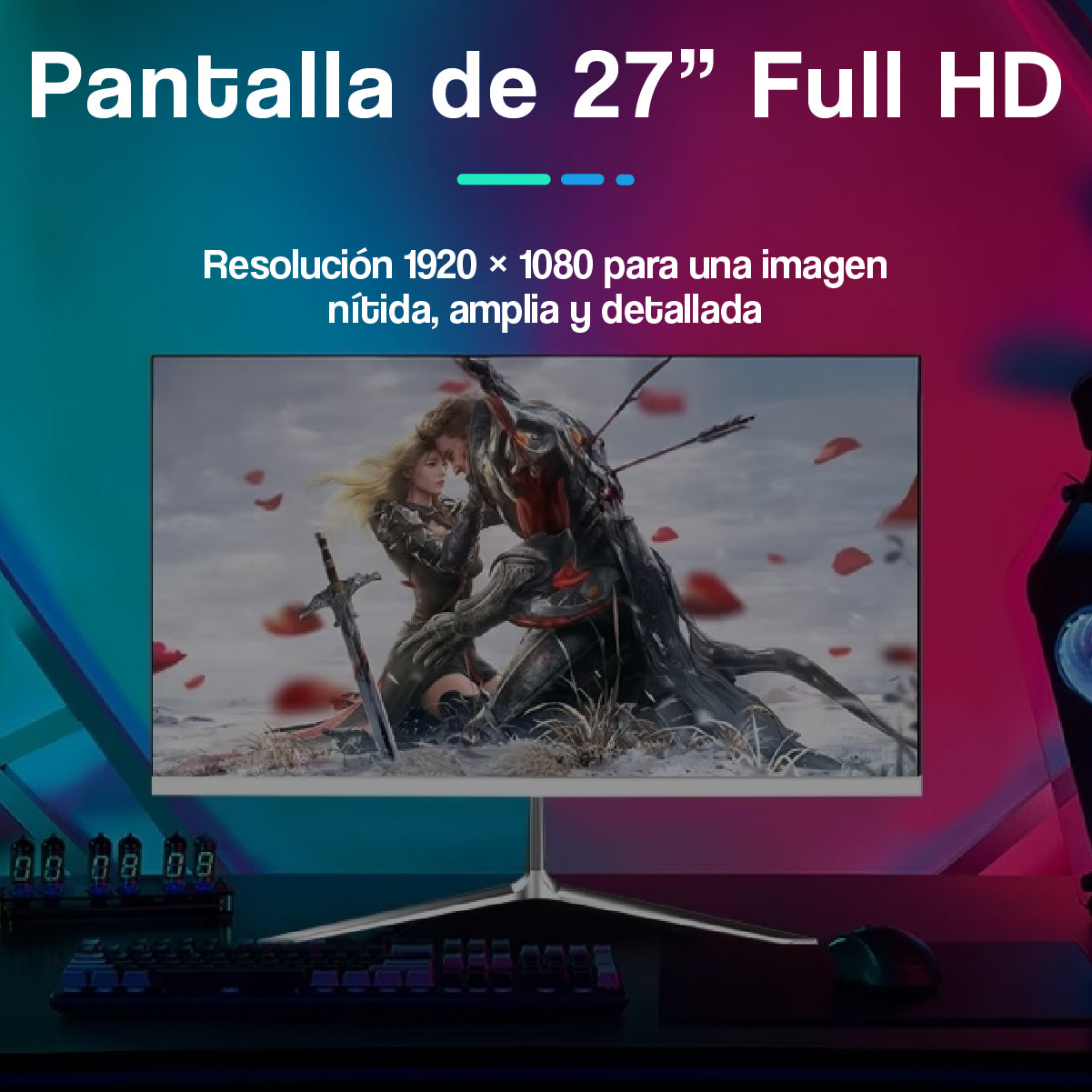 Monitor Gamer Korexus 27” Full HD IPS 165 Hz