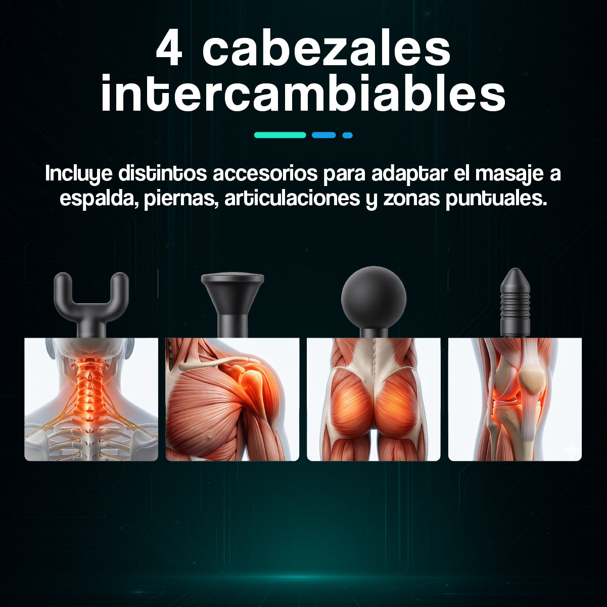Pistola de Masajes Muscular Korexus Premium