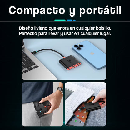 Dock Premium Portátil 4K para Nintendo Switch 1 y 2