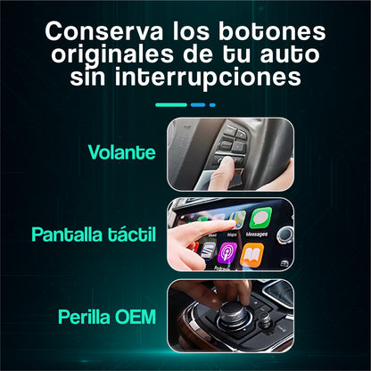 Mini Adaptador Inalámbrico CarPlay y Android Auto