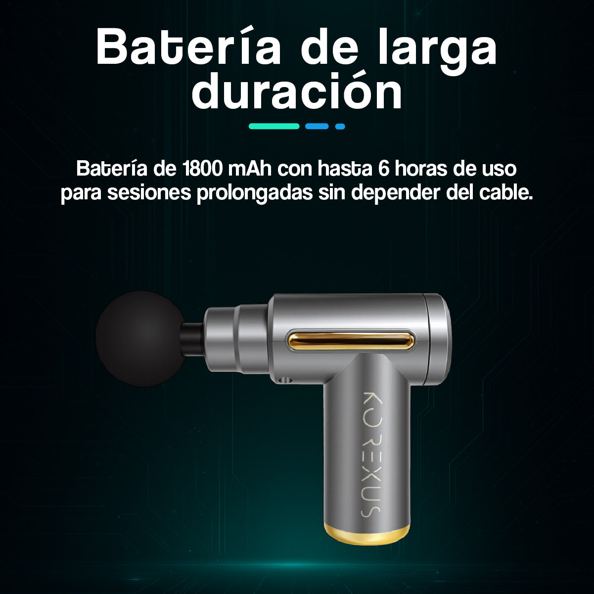 Pistola de Masajes Muscular Korexus Premium