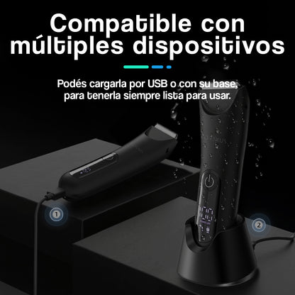 Afeitadora Corporal Recargable Premium Korexus