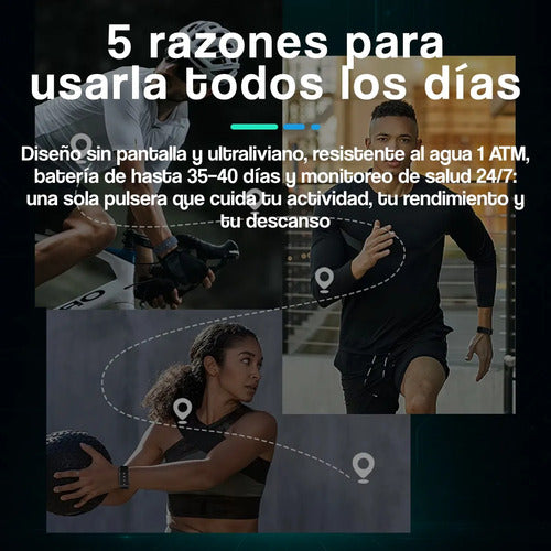 Smart Band HEALTY+ Sport Sin Pantalla