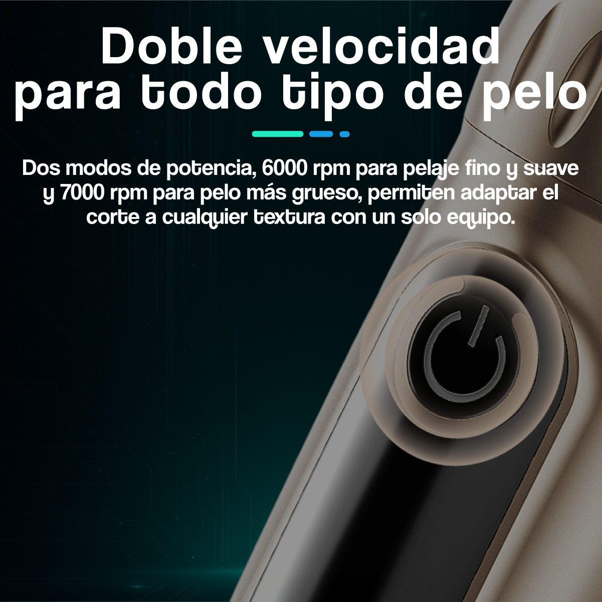 Máquina Premium para Cortar Pelo de Mascotas