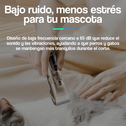 Máquina Premium para Cortar Pelo de Mascotas