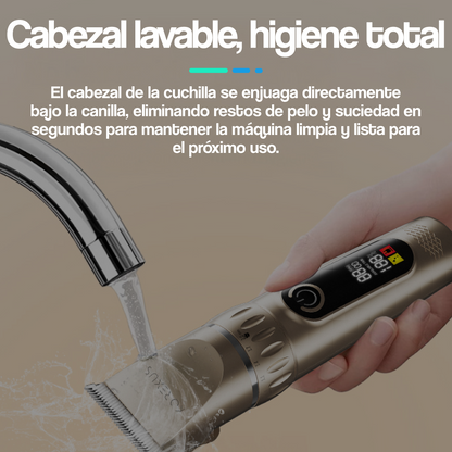 Máquina Premium para Cortar Pelo de Mascotas
