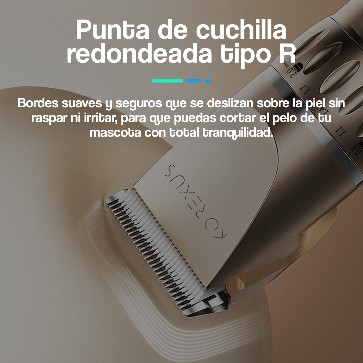 Máquina Premium para Cortar Pelo de Mascotas