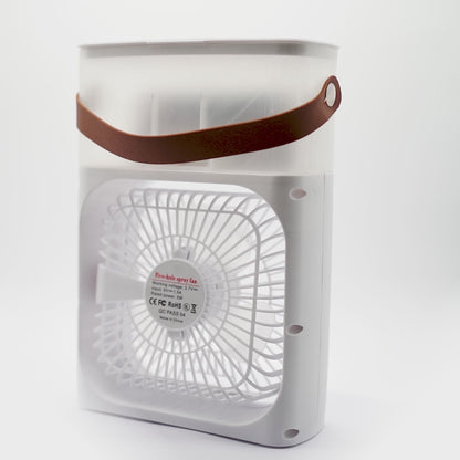 Mini Ventilador Portátil con Humidificador 2 en 1